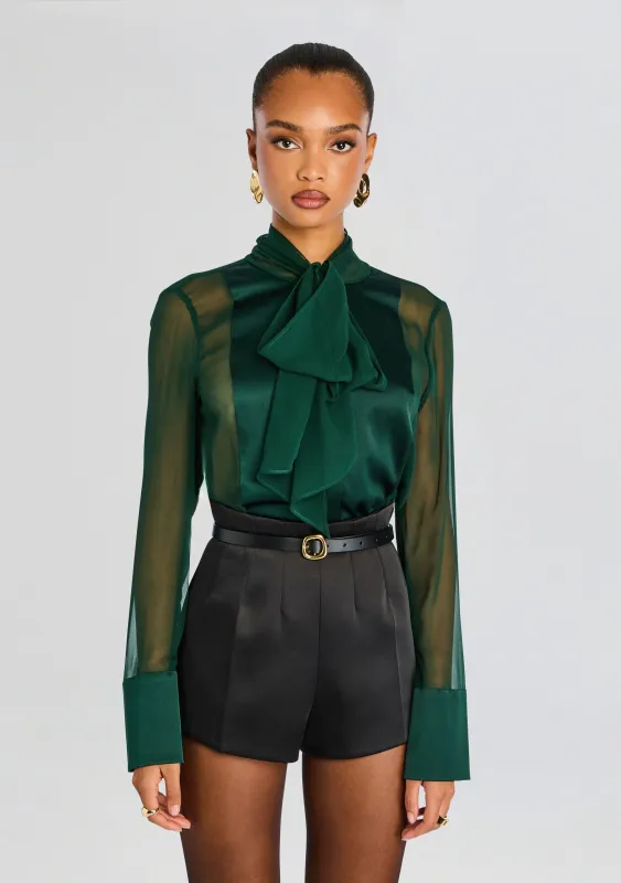 Suri Silk Blouse sold by Retrofete