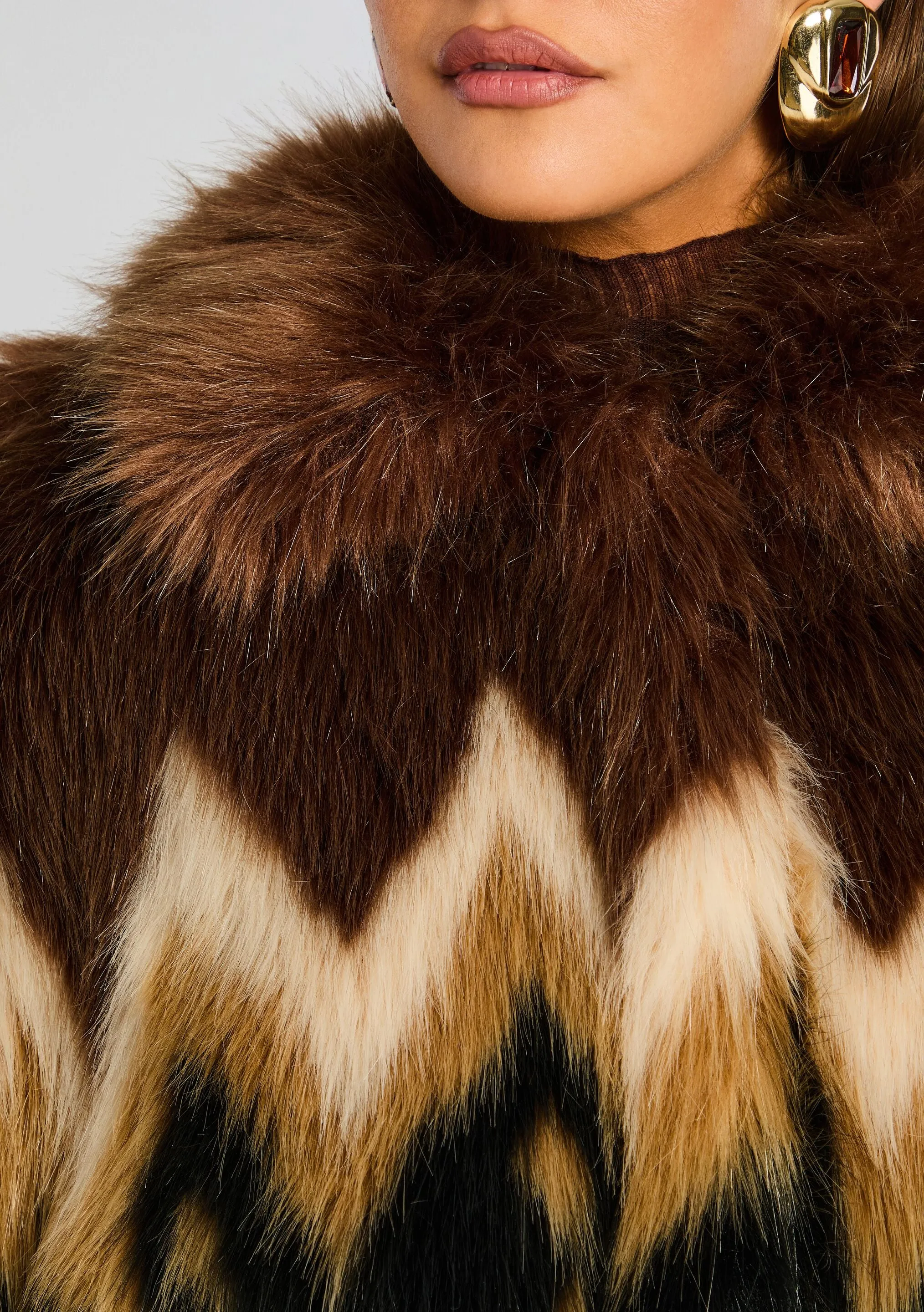 Ismay Faux Fur Bomber sold by Retrofete product image thumbnail 2