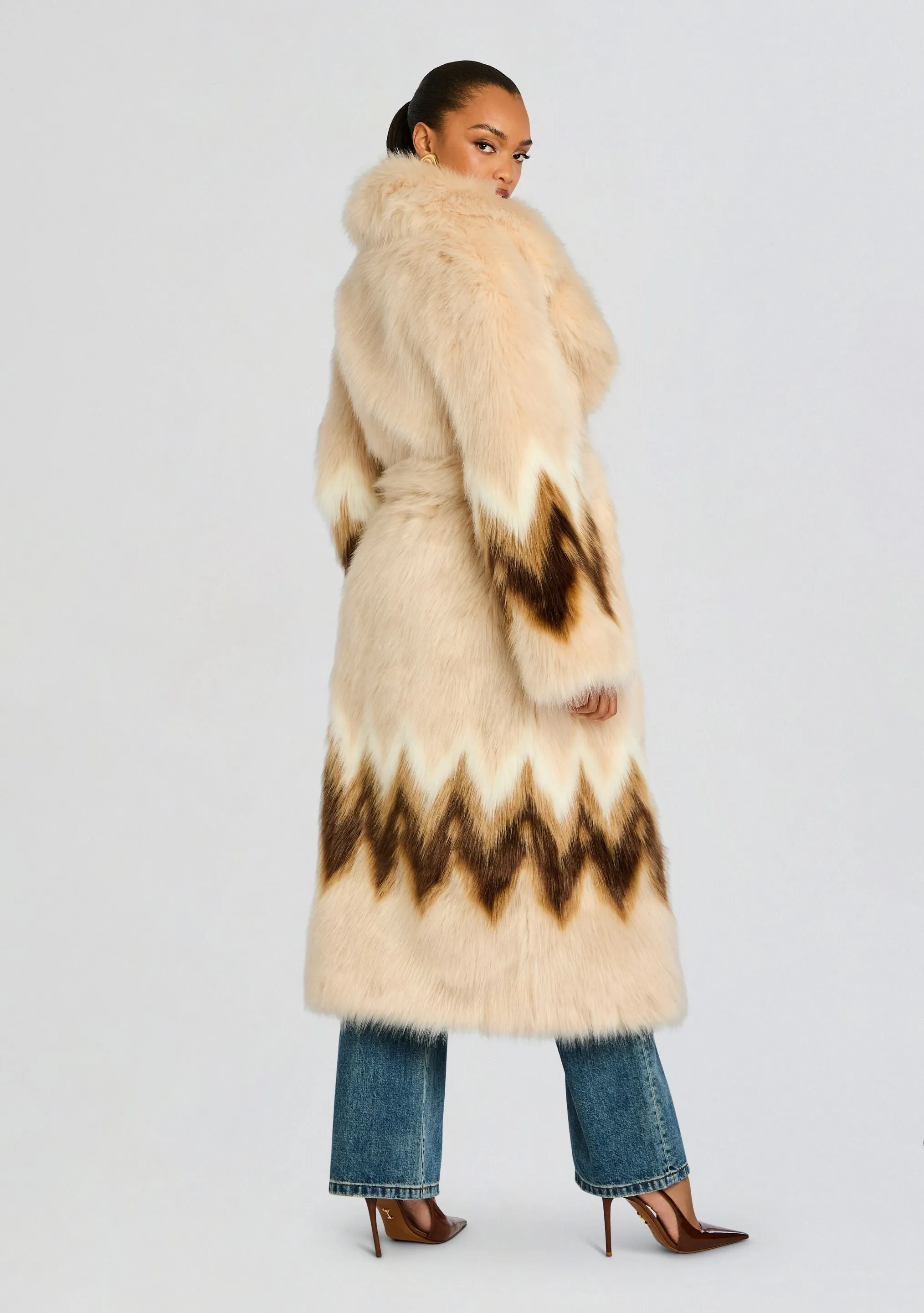 Magali Faux Fur Coat sold by Retrofete product image thumbnail 4