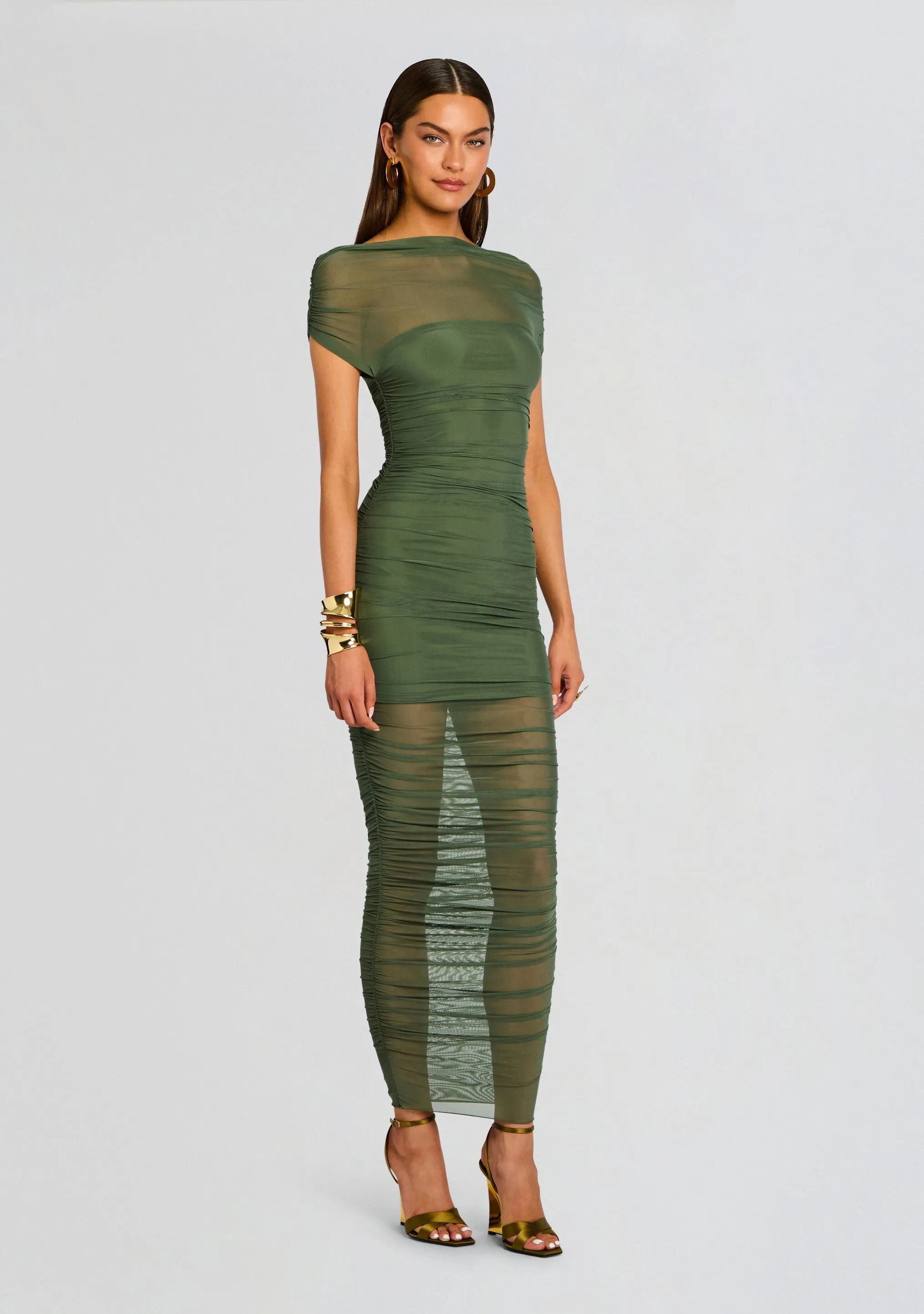Noel Mesh Midi Dress sold by Retrofete product image thumbnail 3