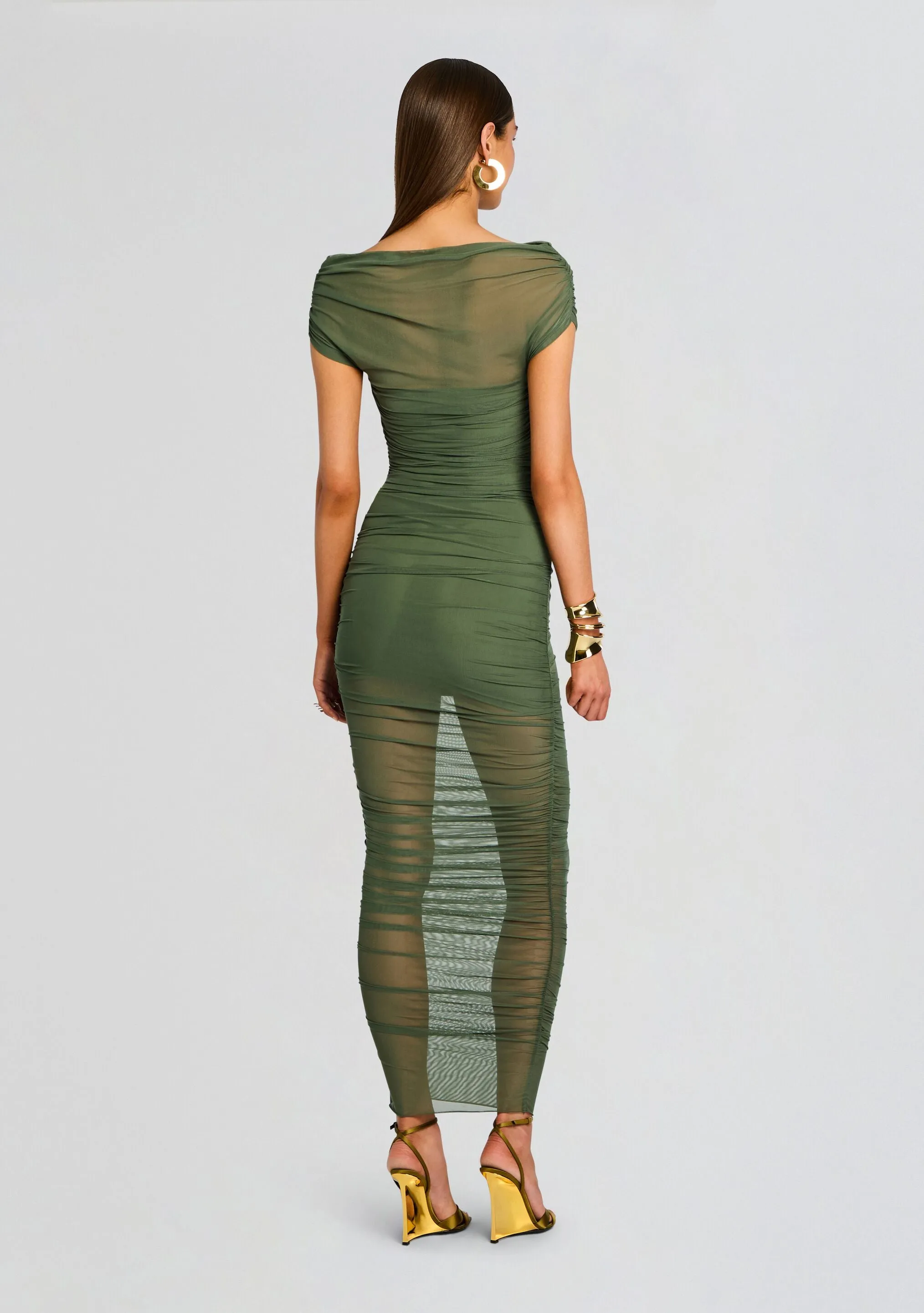 Noel Mesh Midi Dress sold by Retrofete product image thumbnail 4