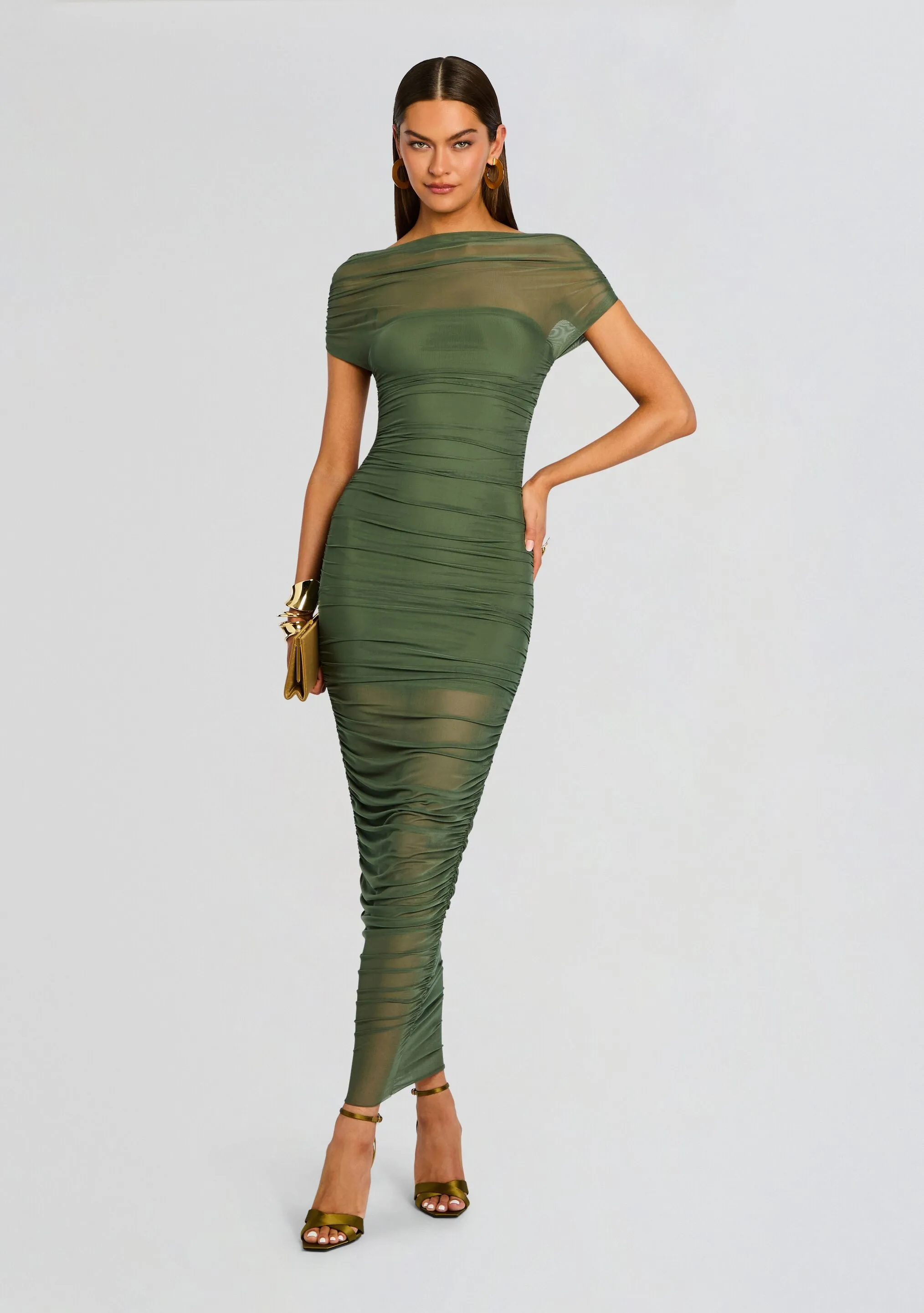 Noel Mesh Midi Dress sold by Retrofete product image thumbnail 5