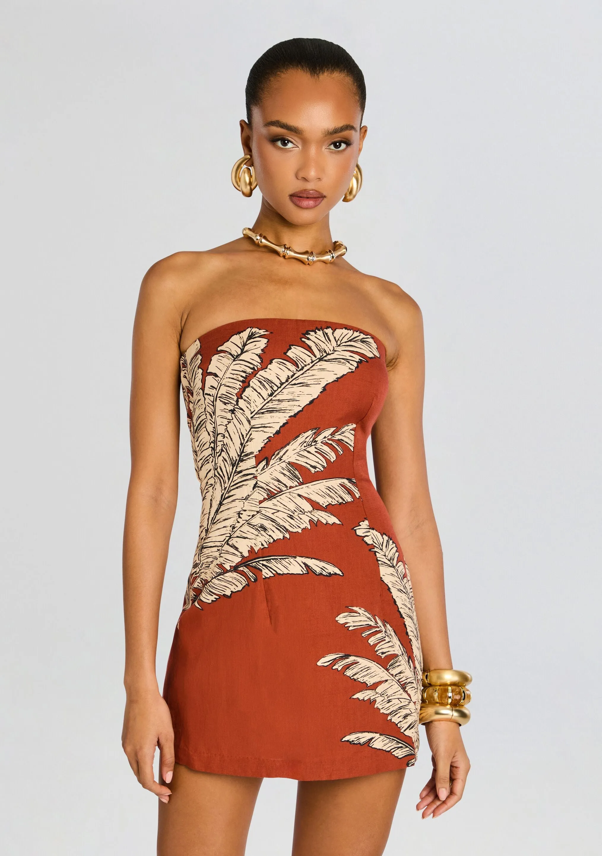 Palm Mini Dress sold by Retrofete product image thumbnail 5