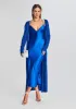Rowan Silk Maxi Dress sold by Retrofete