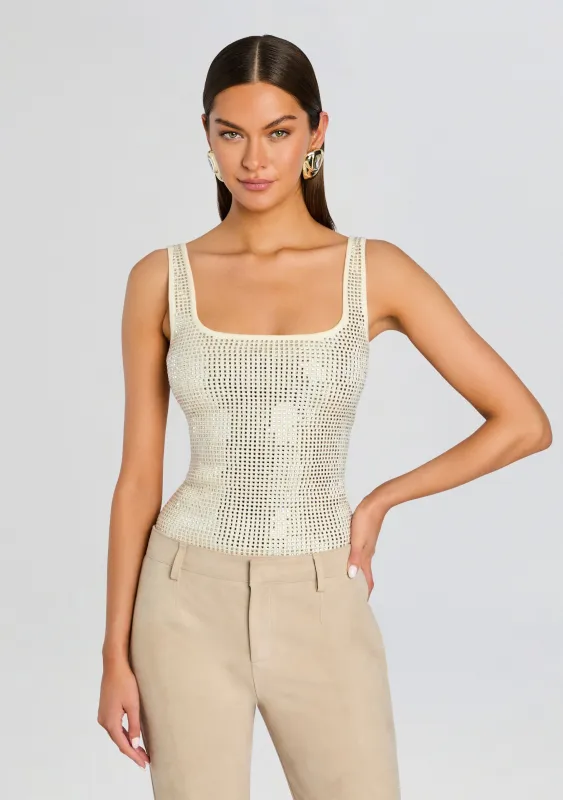 Marzia Embellished Top made by Retrofete