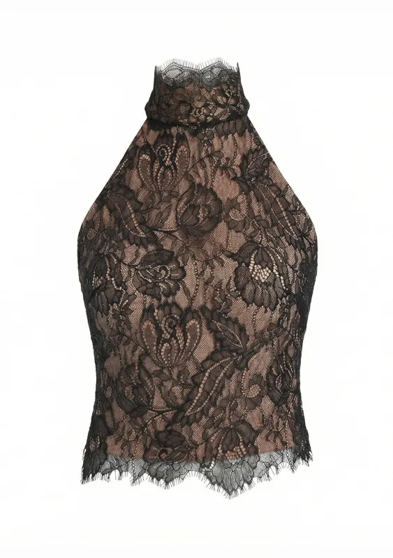 Cyrene Lace Top sold by Retrofete