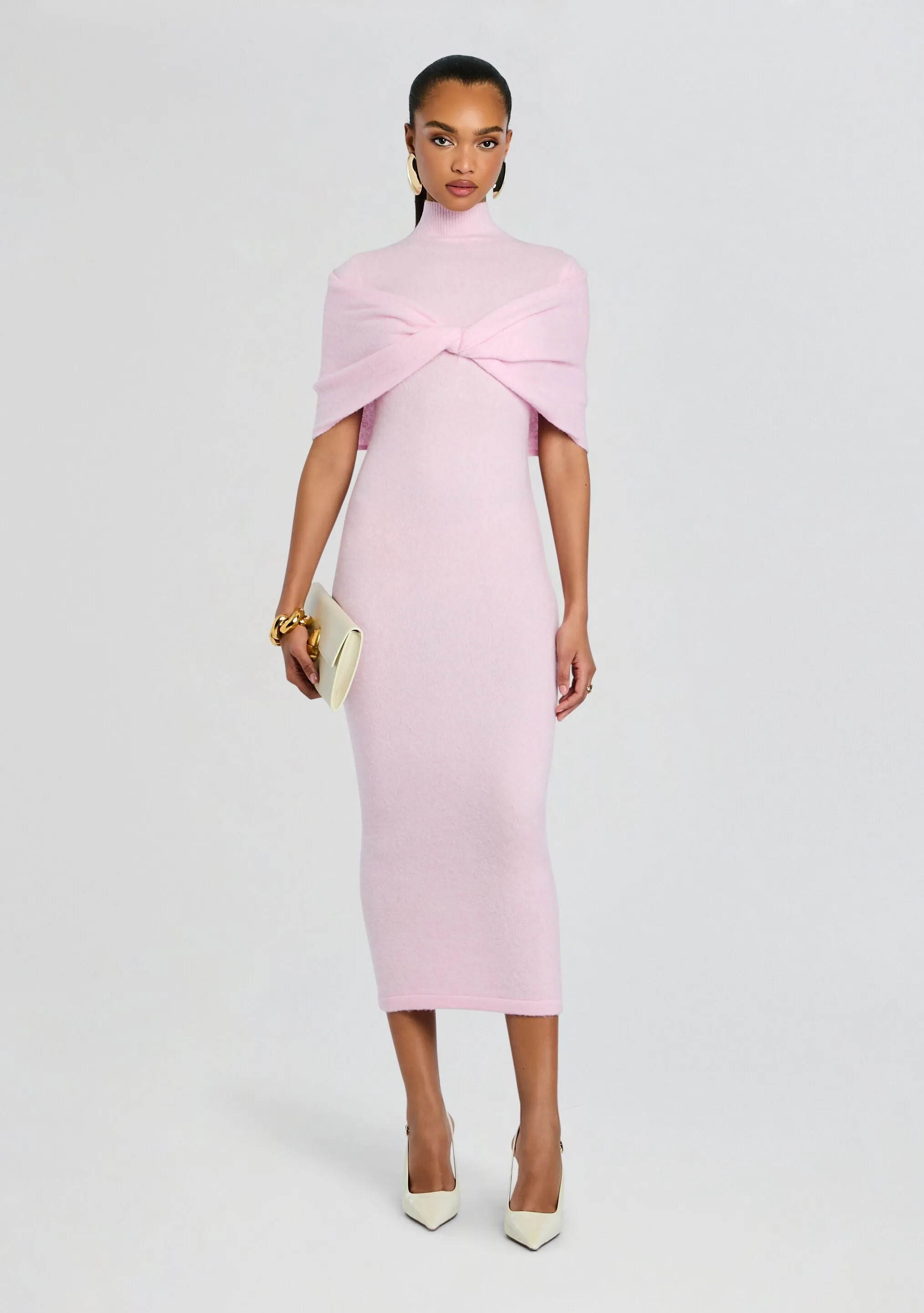 Wisteria Knit Midi Dress sold by Retrofete product image thumbnail 5