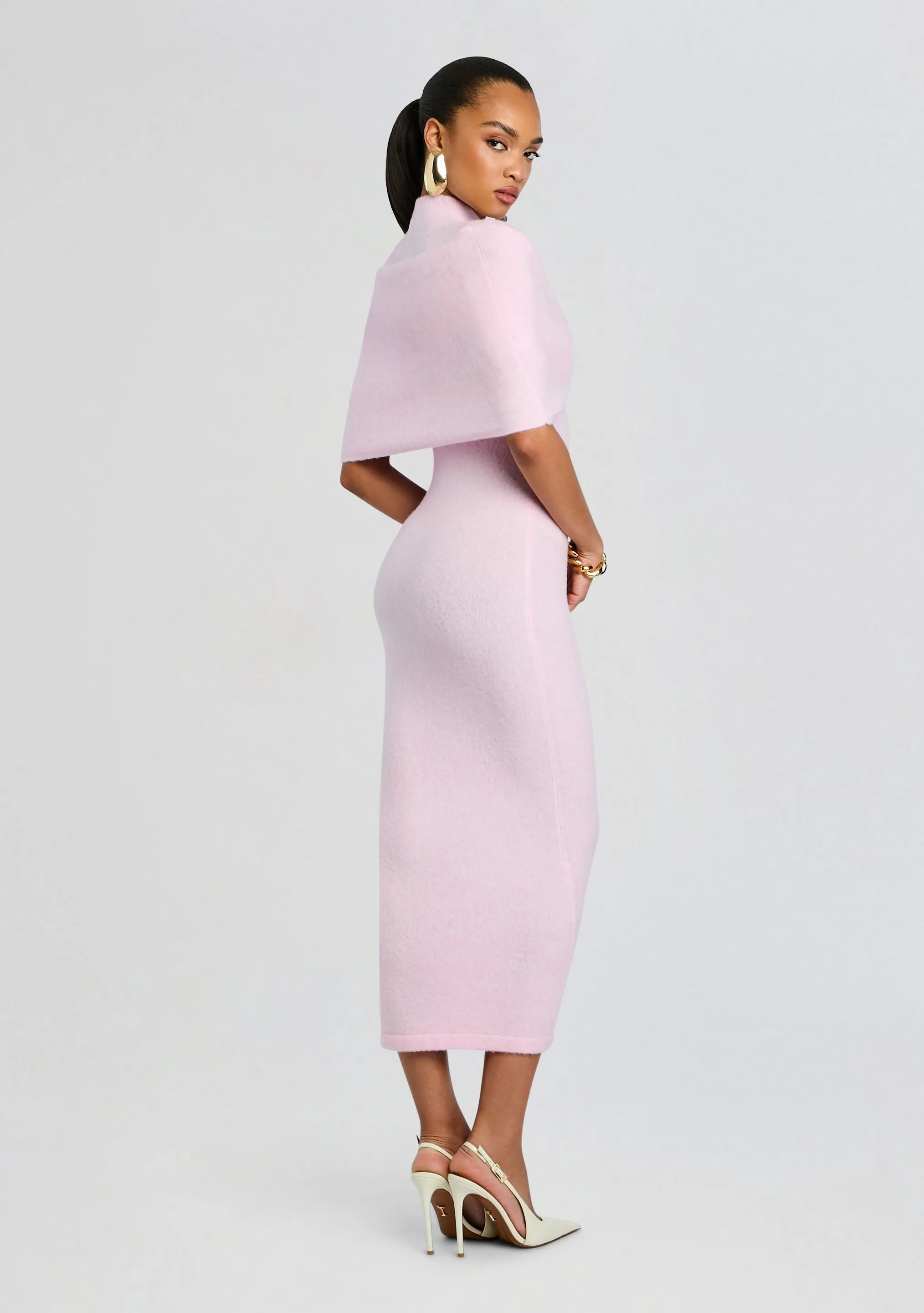 Wisteria Knit Midi Dress sold by Retrofete product image thumbnail 4