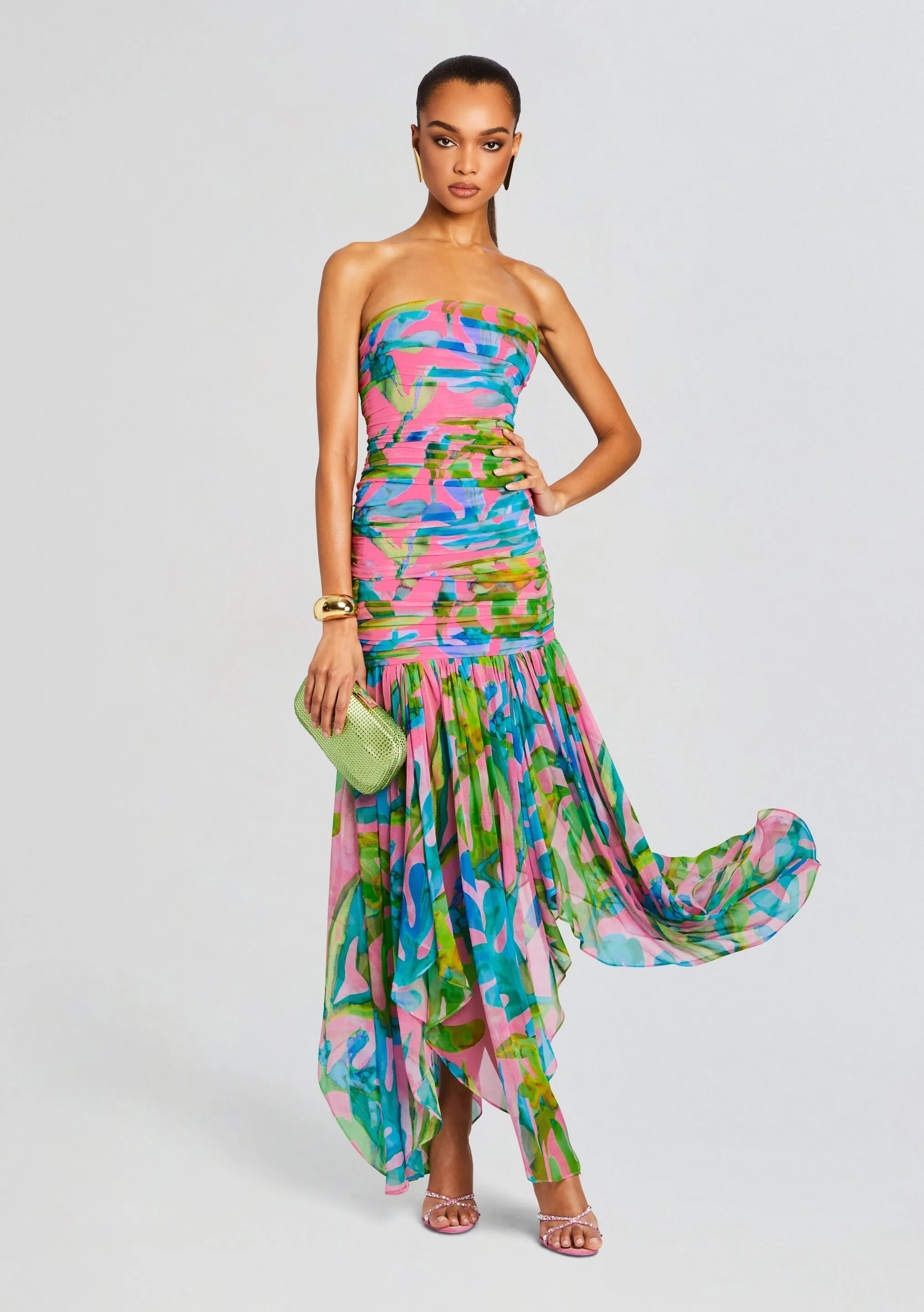 Teryn Silk Chiffon Dress sold by Retrofete product image thumbnail 5