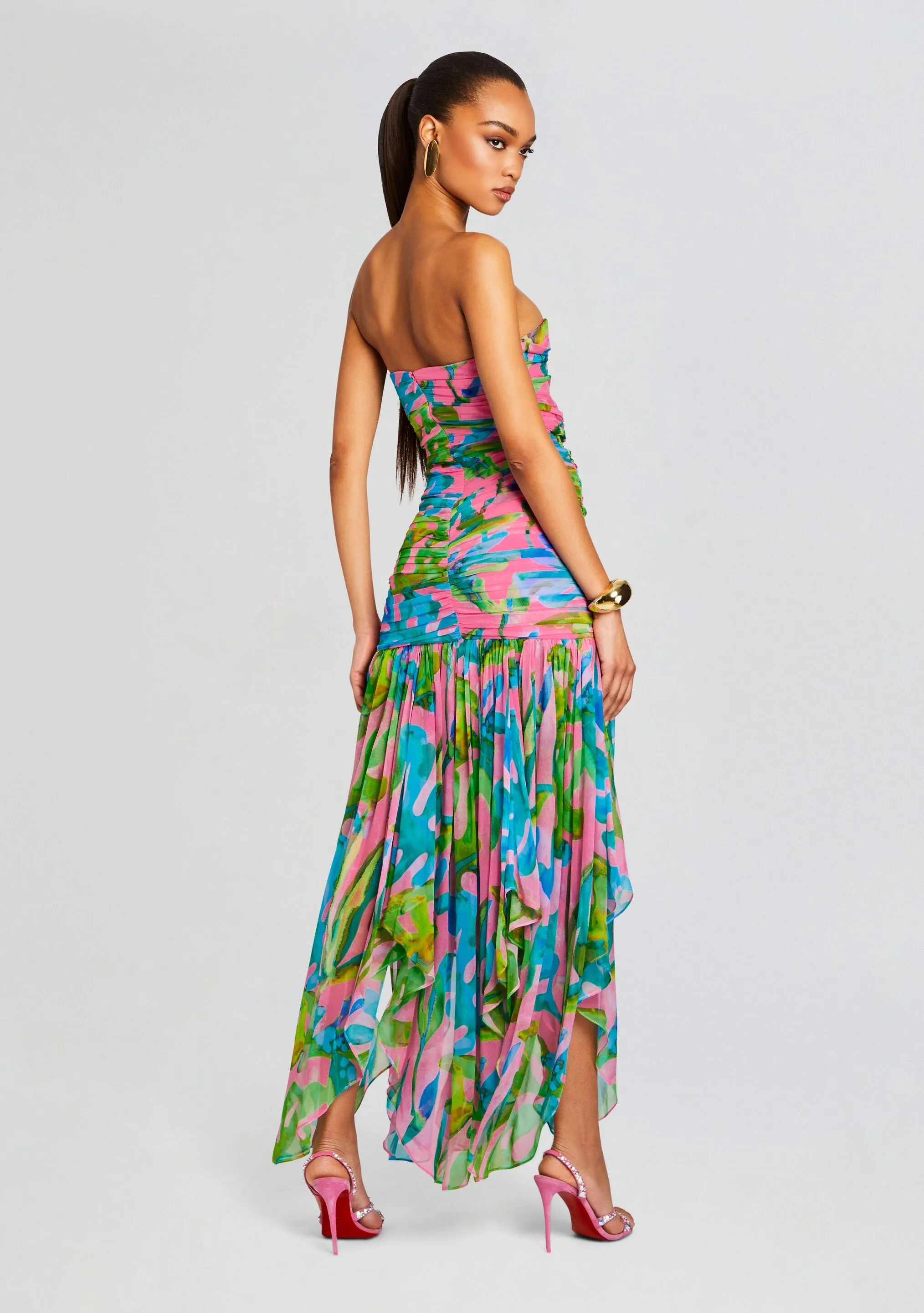 Teryn Silk Chiffon Dress sold by Retrofete product image thumbnail 4