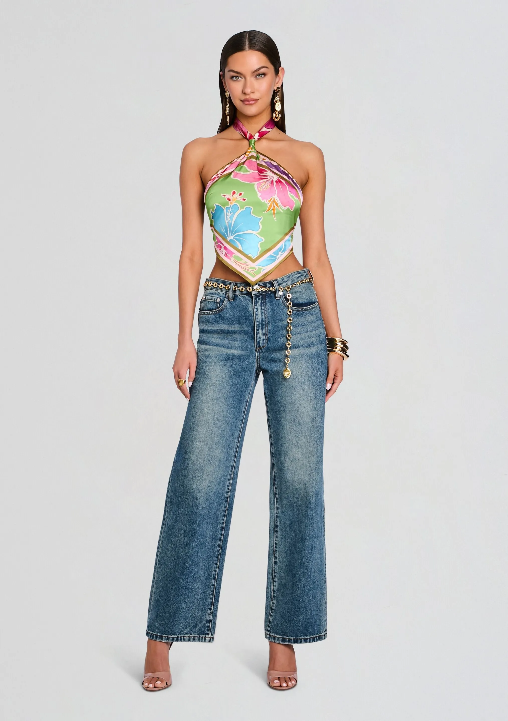 Jamie Silk Top sold by Retrofete product image thumbnail 5