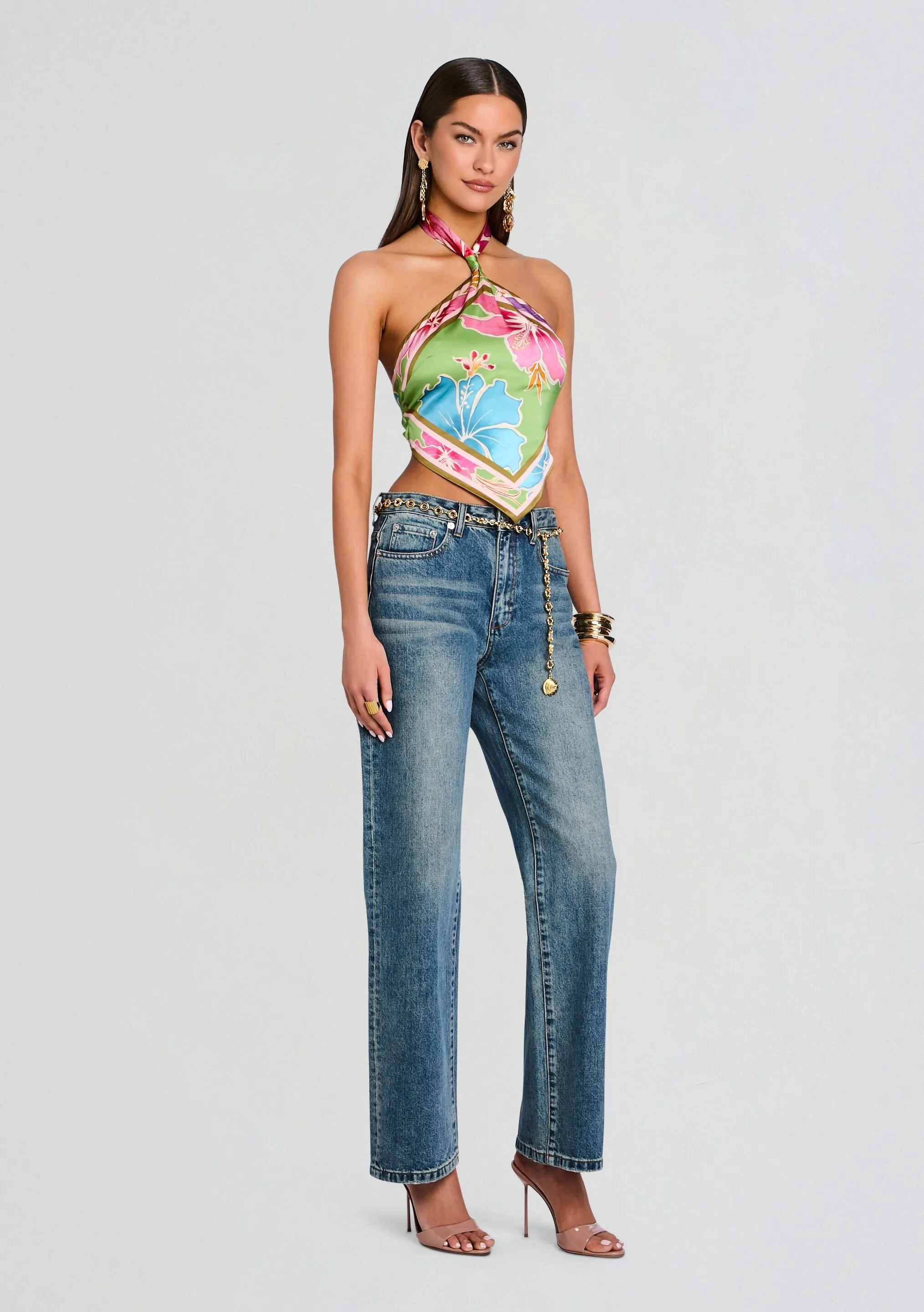 Jamie Silk Top sold by Retrofete product image thumbnail 3