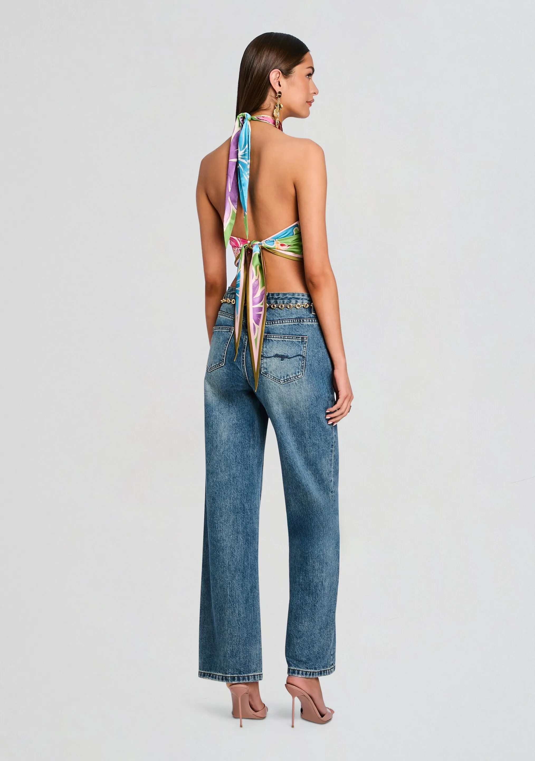 Jamie Silk Top sold by Retrofete product image thumbnail 4