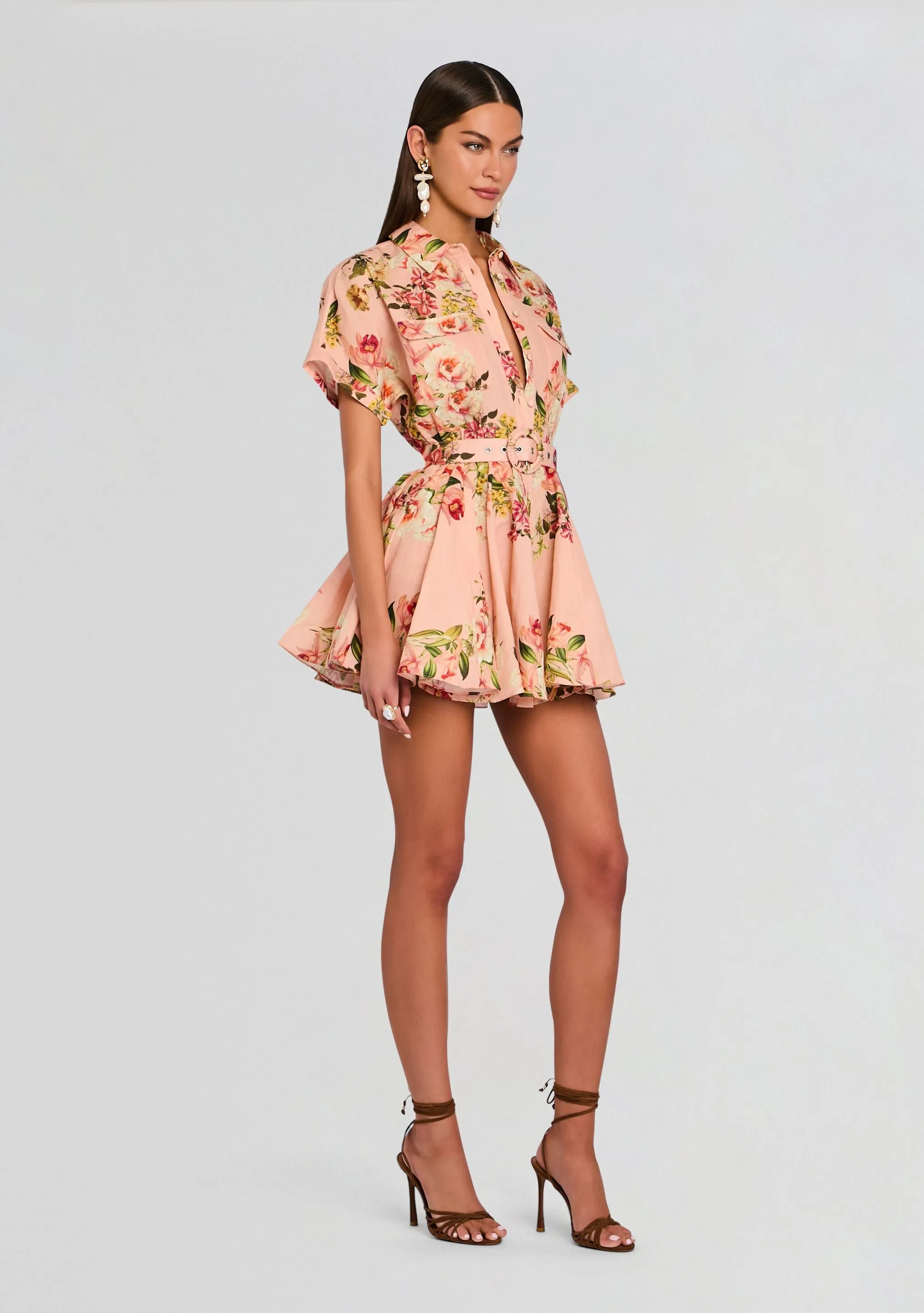 Ayla Short Dress With Belt Buckle sold by Retrofete product image thumbnail 3