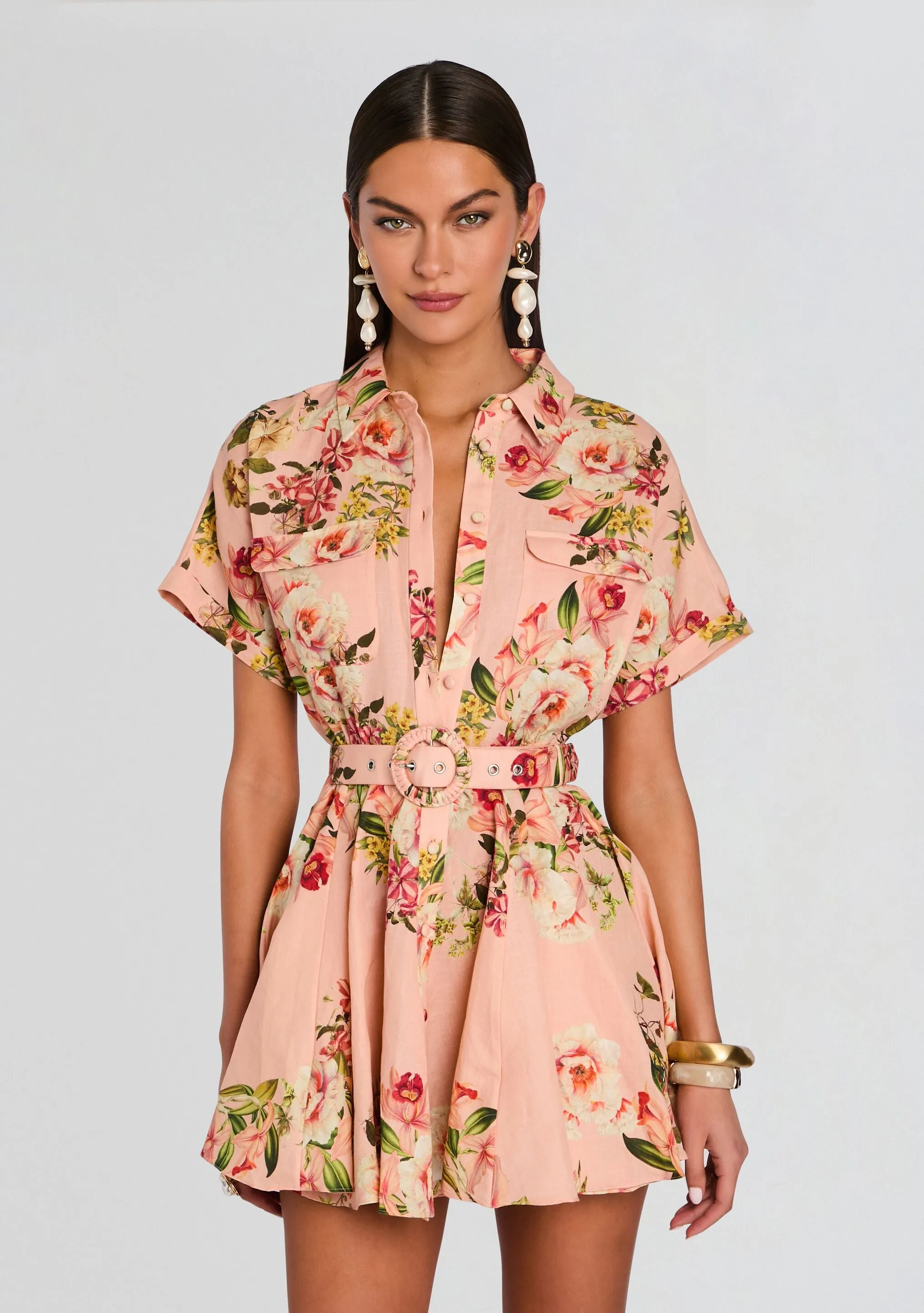 Ayla Short Dress With Belt Buckle sold by Retrofete product image thumbnail 5