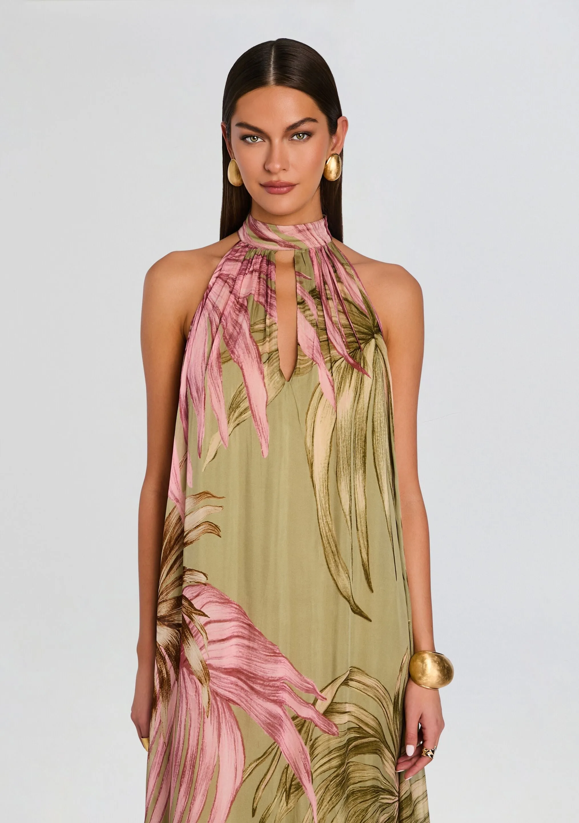 Fawn Flared Maxi Dress sold by Retrofete product image thumbnail 5