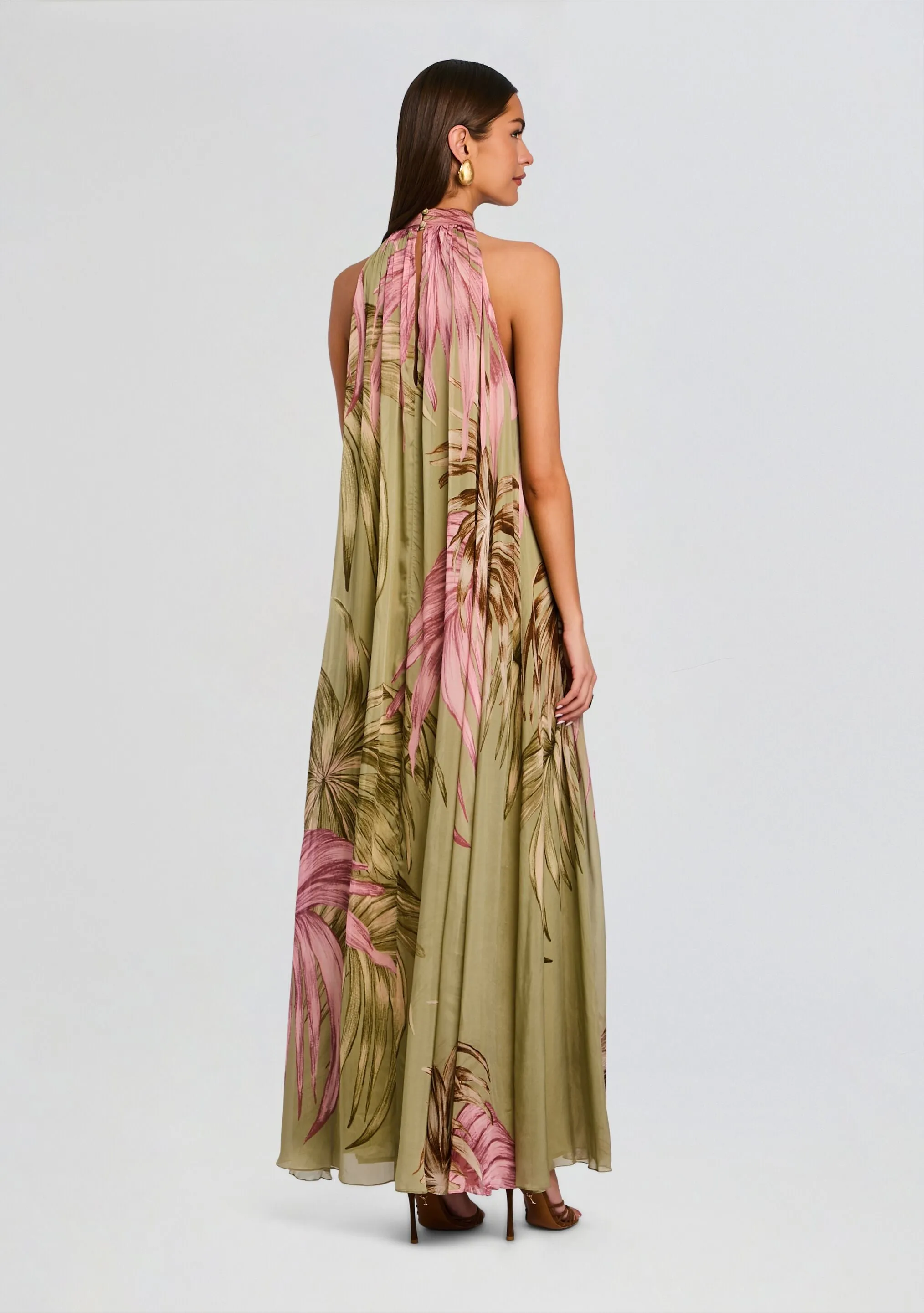 Fawn Flared Maxi Dress sold by Retrofete product image thumbnail 4