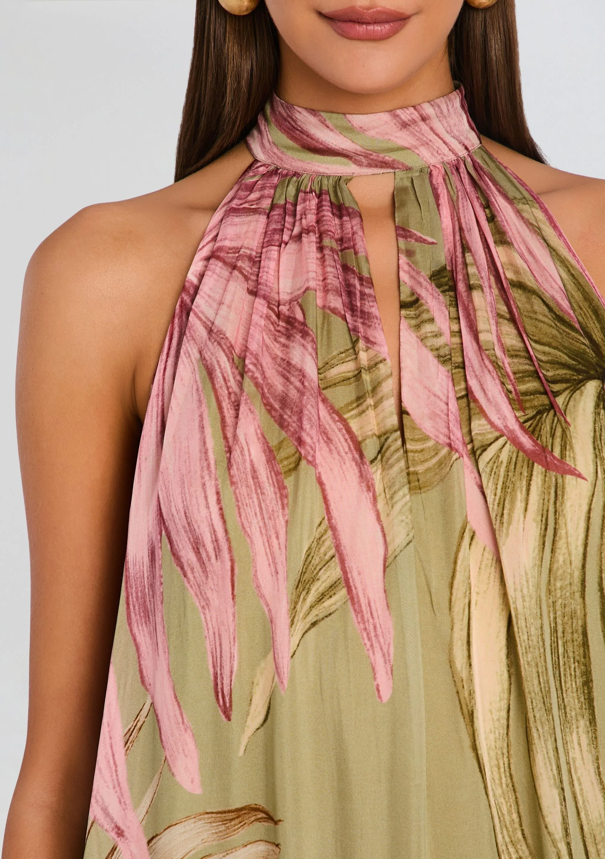 Fawn Flared Maxi Dress sold by Retrofete product image thumbnail 2