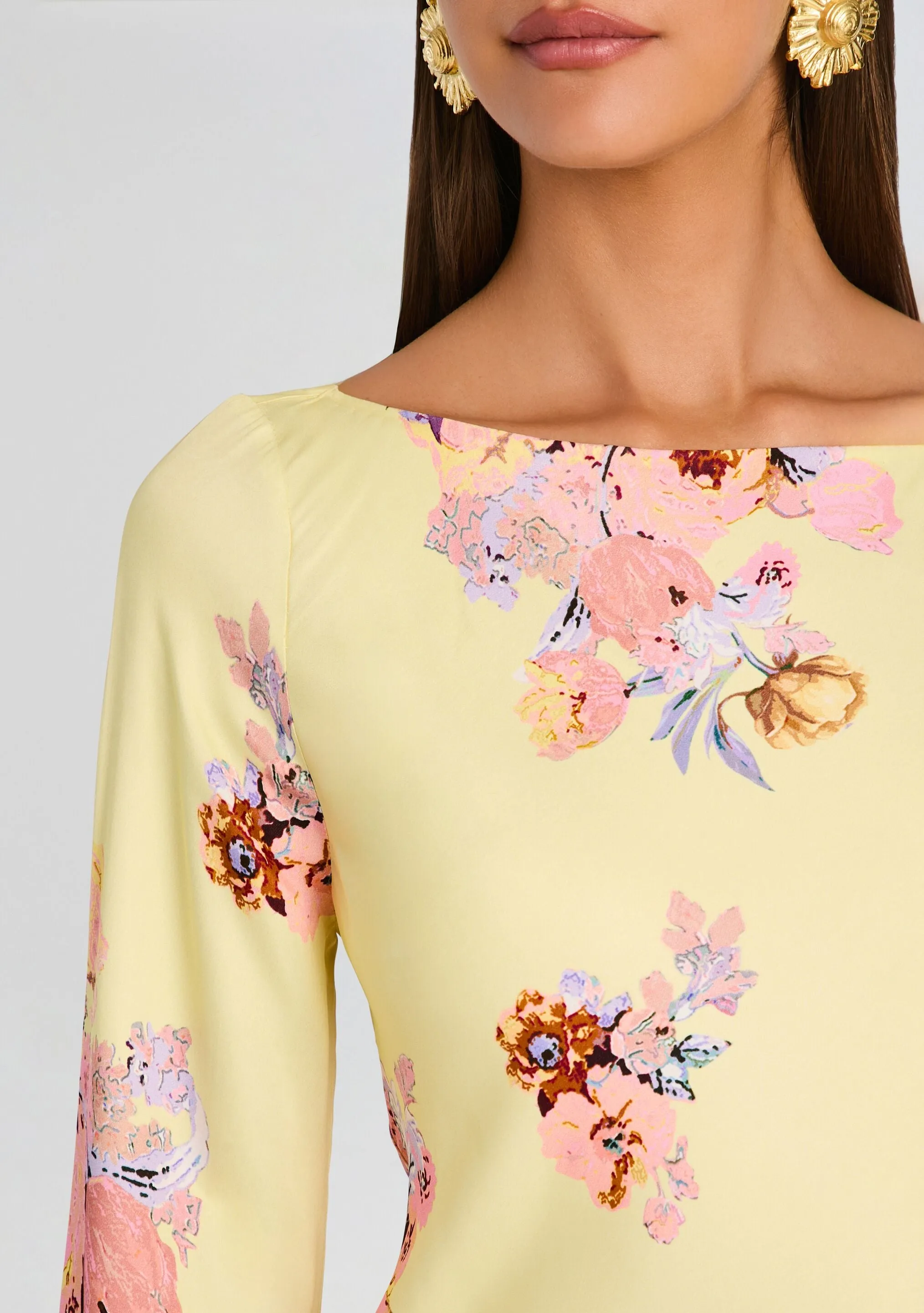 Kysha Long Bias Dress sold by Retrofete product image thumbnail 2