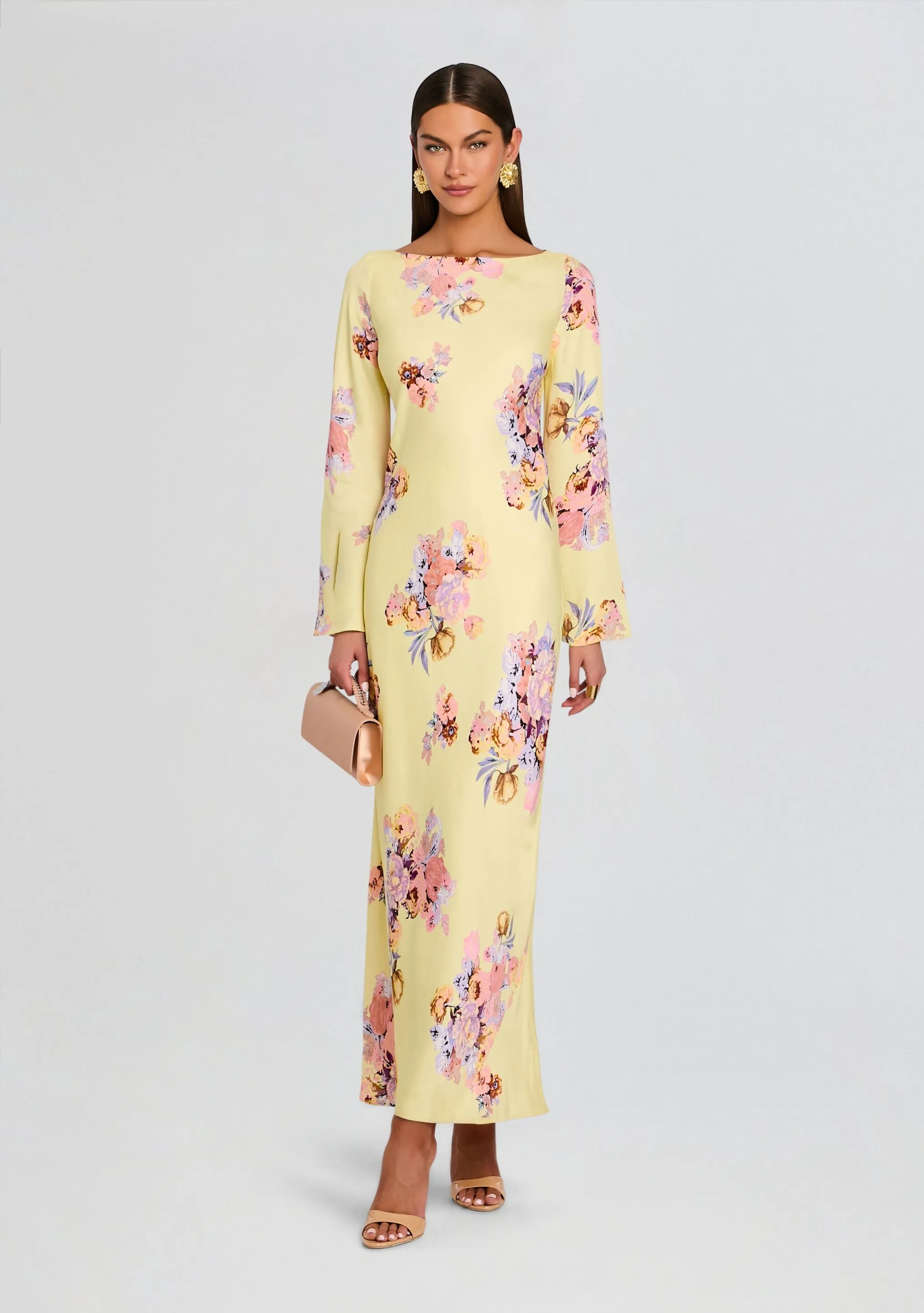 Kysha Long Bias Dress sold by Retrofete