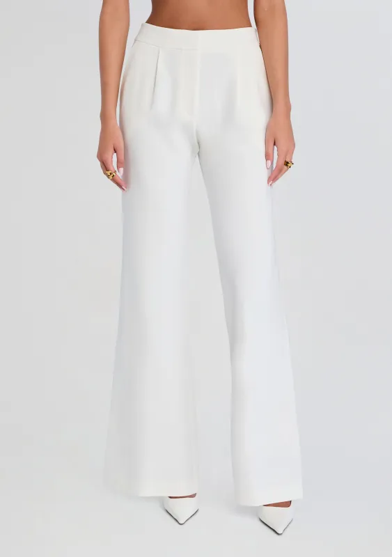 Pin Tuck Palazzo Pants made by Retrofete