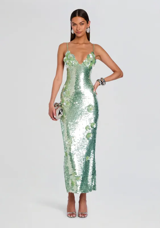 Ines Sequin Dress made by Retrofete