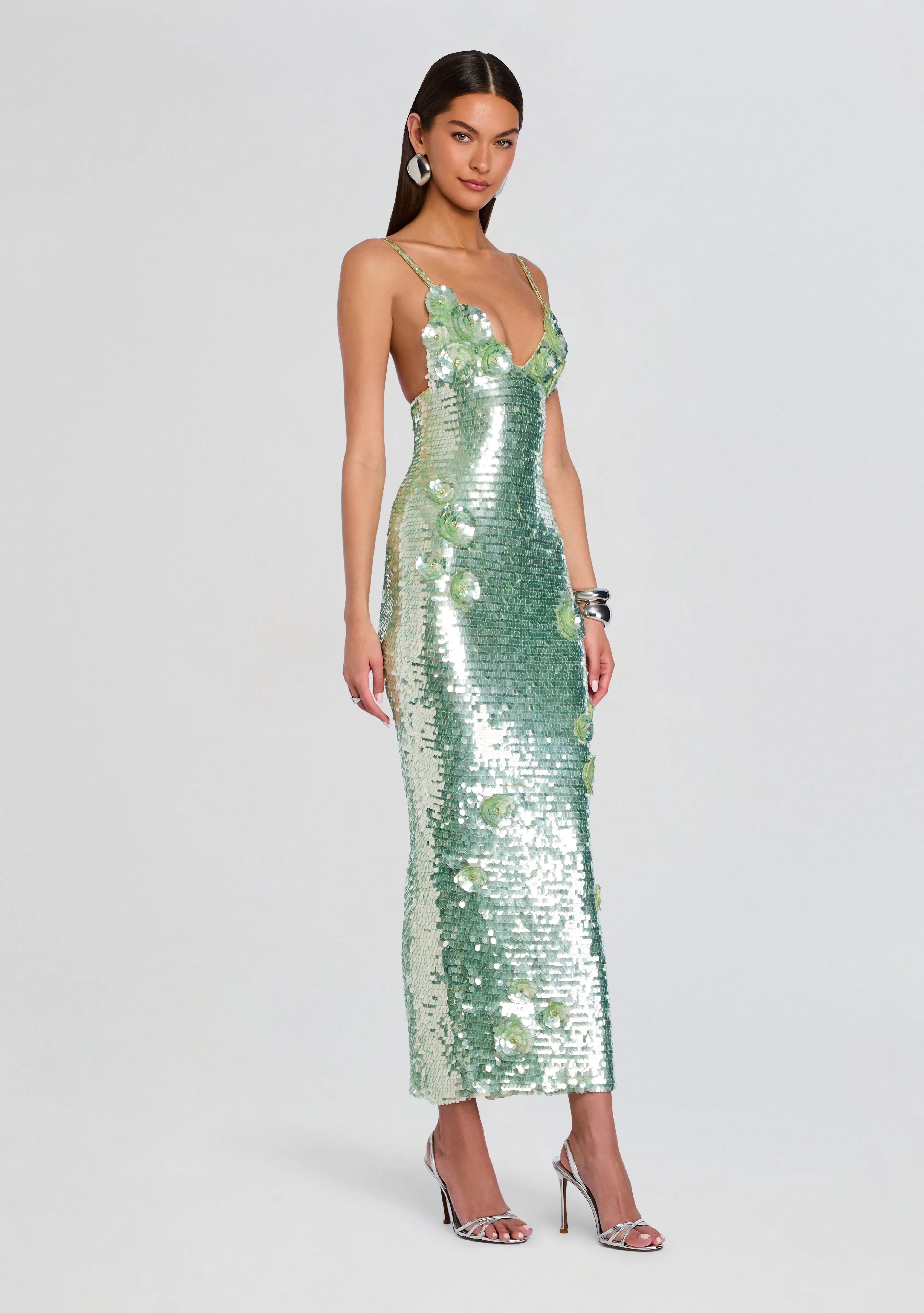 Ines Sequin Dress sold by Retrofete product image thumbnail 3