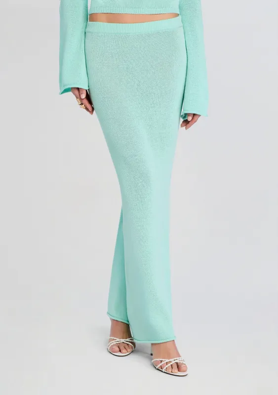 Kora Knit Maxi Skirt made by Retrofete