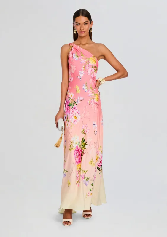 Avya One Shoulder Sash Dress made by Retrofete