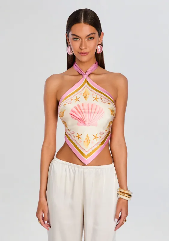 Jamie Silk Top made by Retrofete