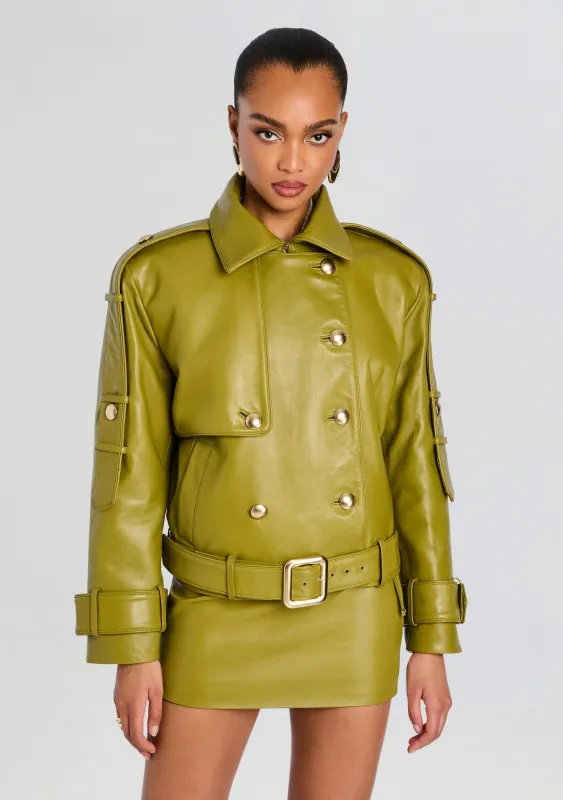 Yseld Leather Jacket made by Retrofete