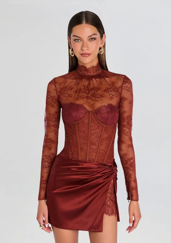 Valentina Lace Bodysuit made by Retrofete