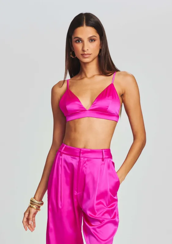 Iris Silk Bralette sold by Retrofete