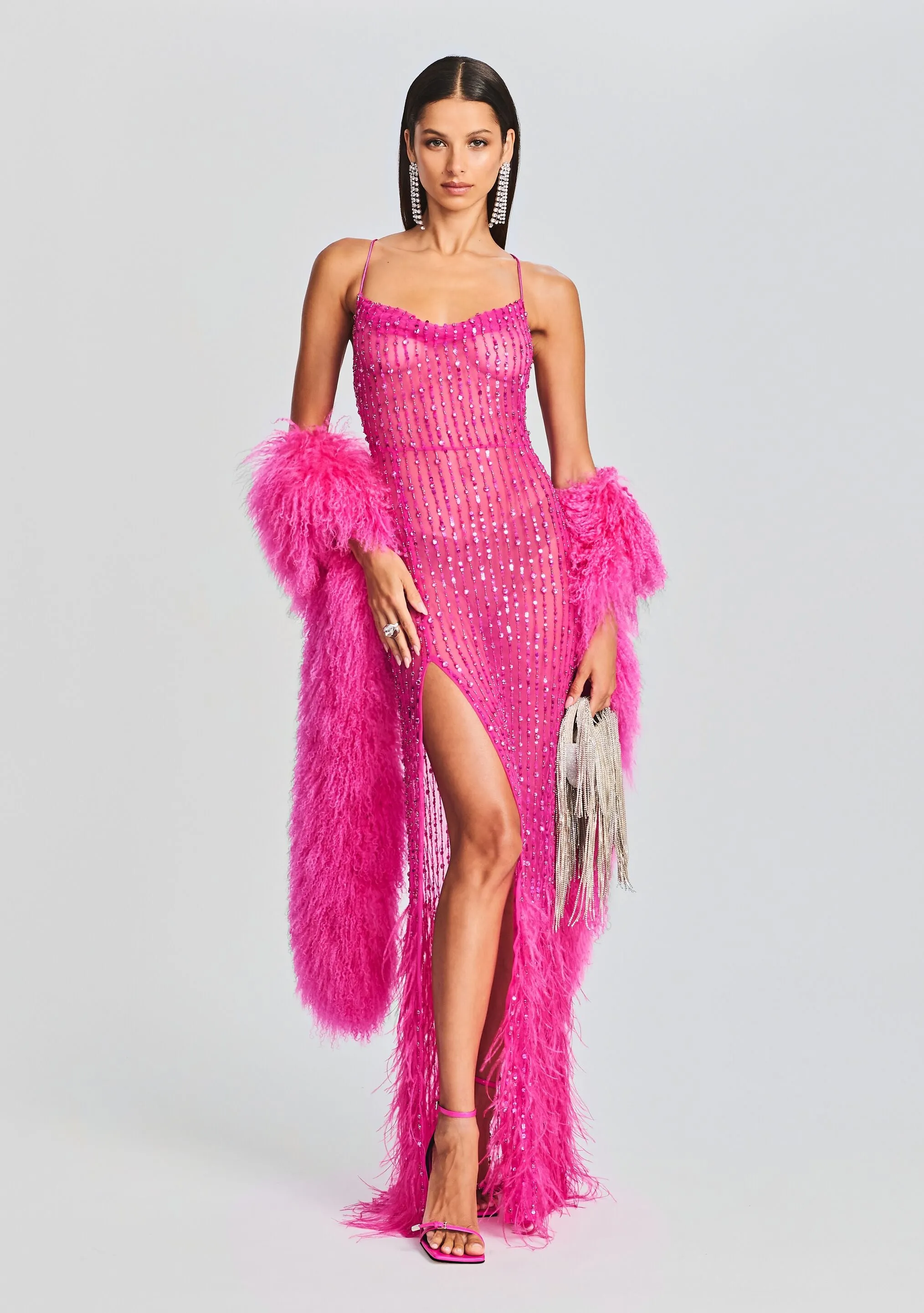 Alessandra Embellished Dress sold by Retrofete