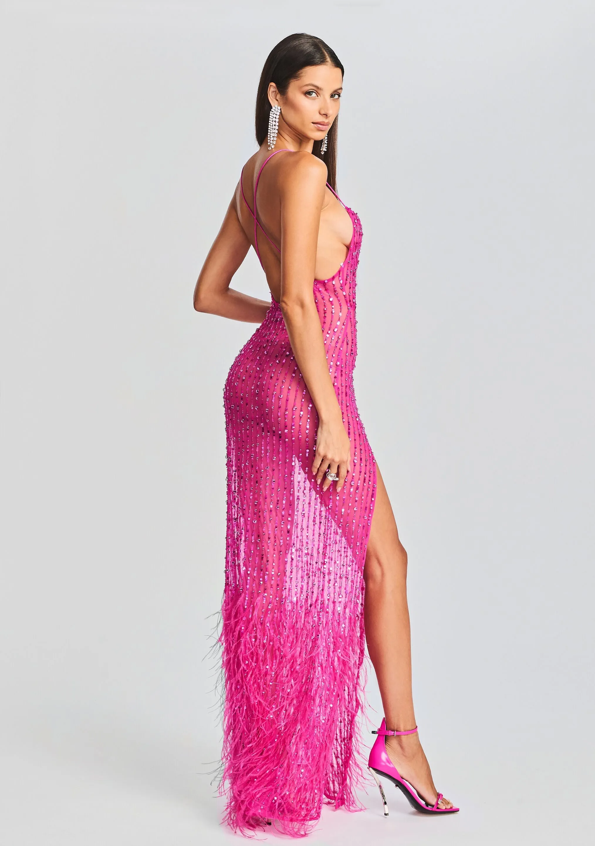 Alessandra Embellished Dress sold by Retrofete product image thumbnail 4