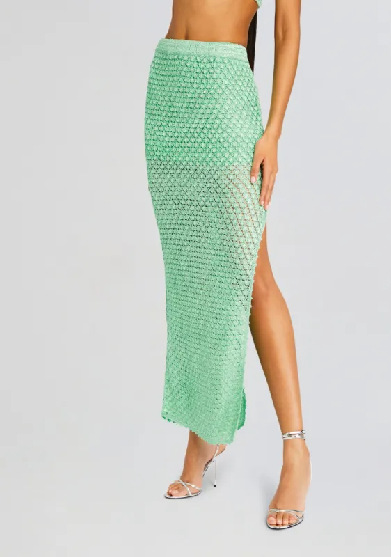 Sandy Crochet Skirt sold by Retrofete