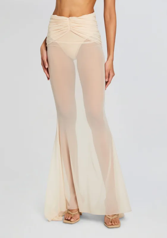 Christine Mesh Maxi Skirt sold by Retrofete