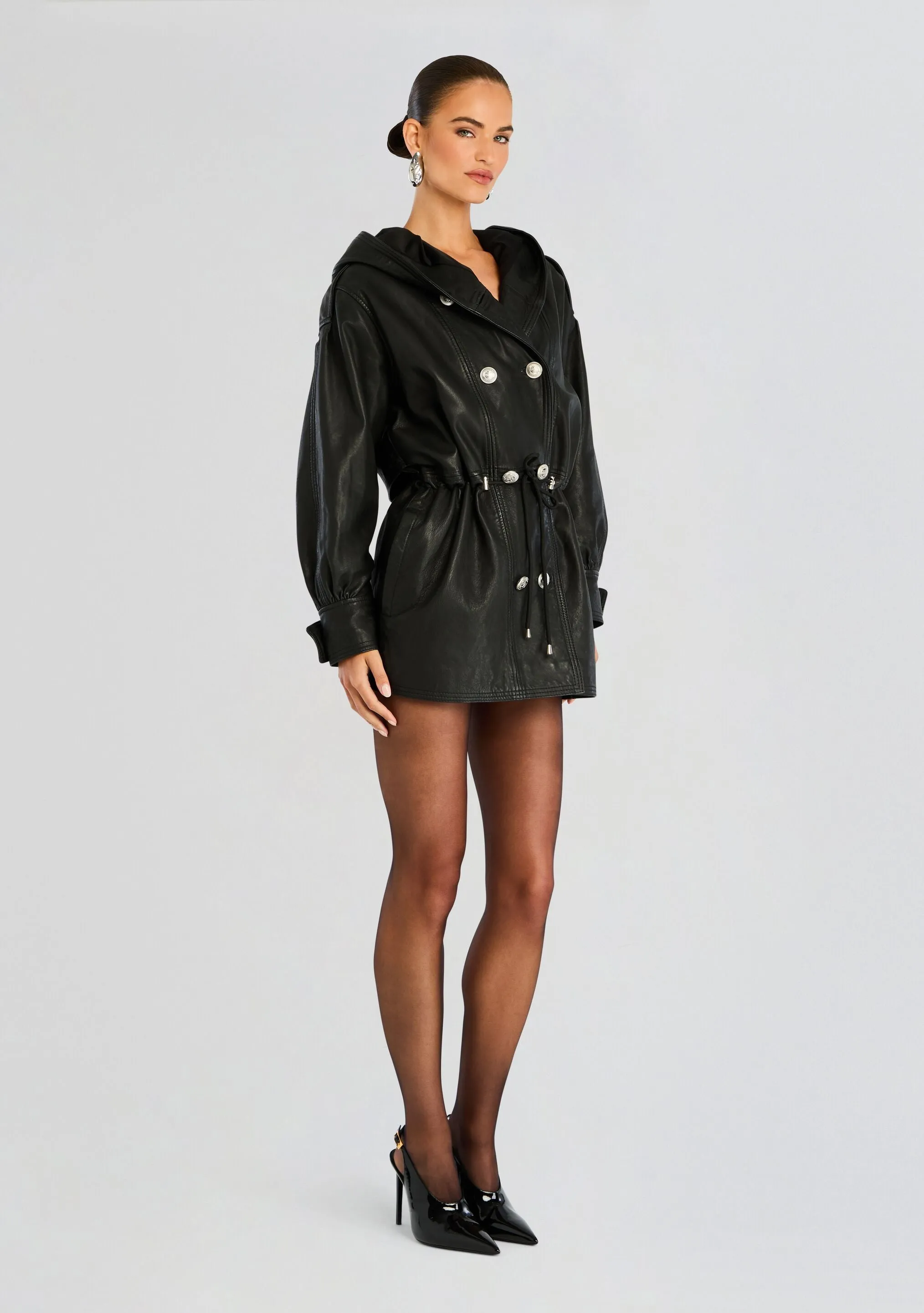 Saint Leather Jacket sold by Retrofete product image thumbnail 3