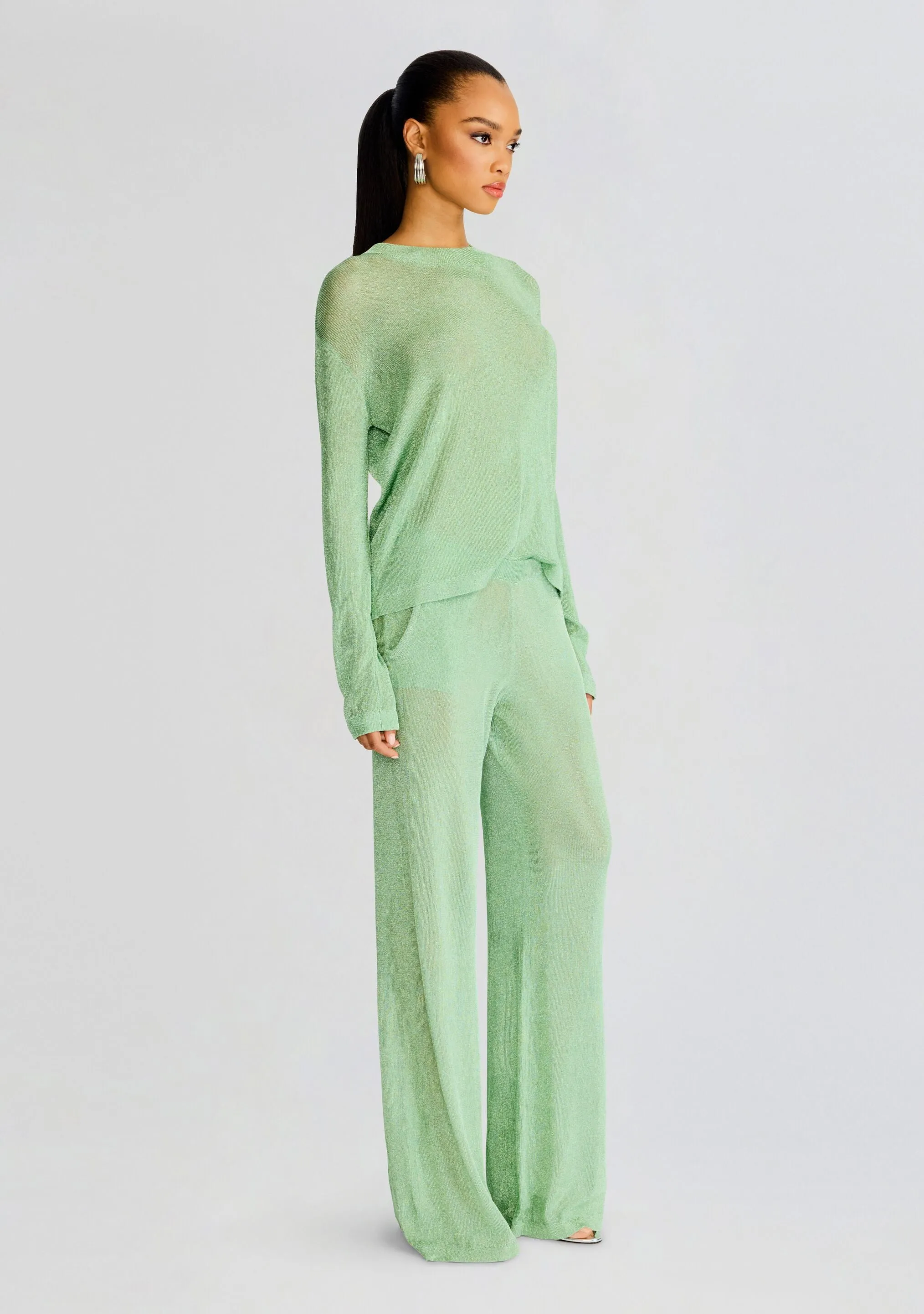 Sheldon Metallic Knit Pant sold by Retrofete product image thumbnail 3