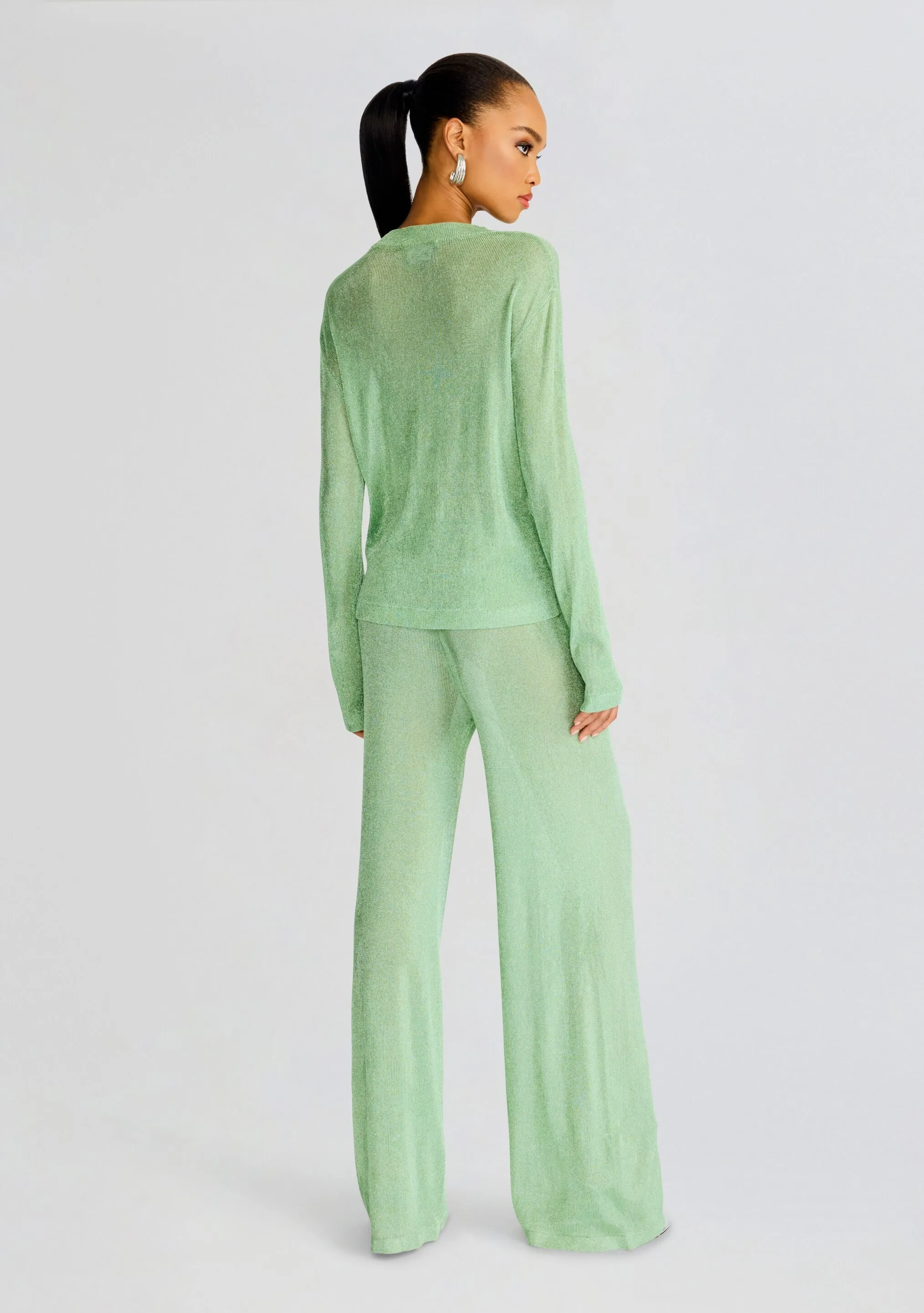 Sheldon Metallic Knit Pant sold by Retrofete product image thumbnail 4