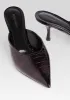 Bonnie Leather Mule sold by Retrofete