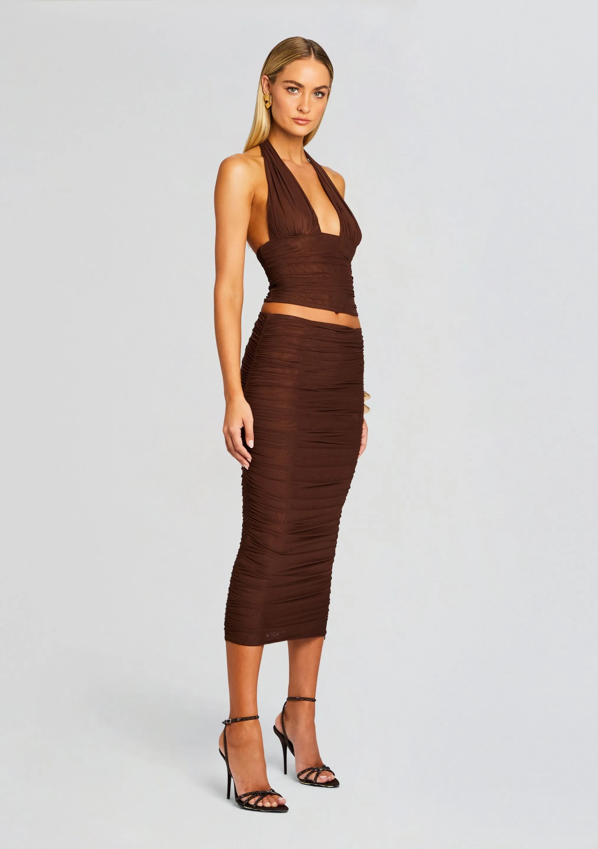 Pia Mesh Midi Skirt sold by Retrofete product image thumbnail 3