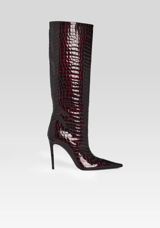 Lyra Leather Boot sold by Retrofete