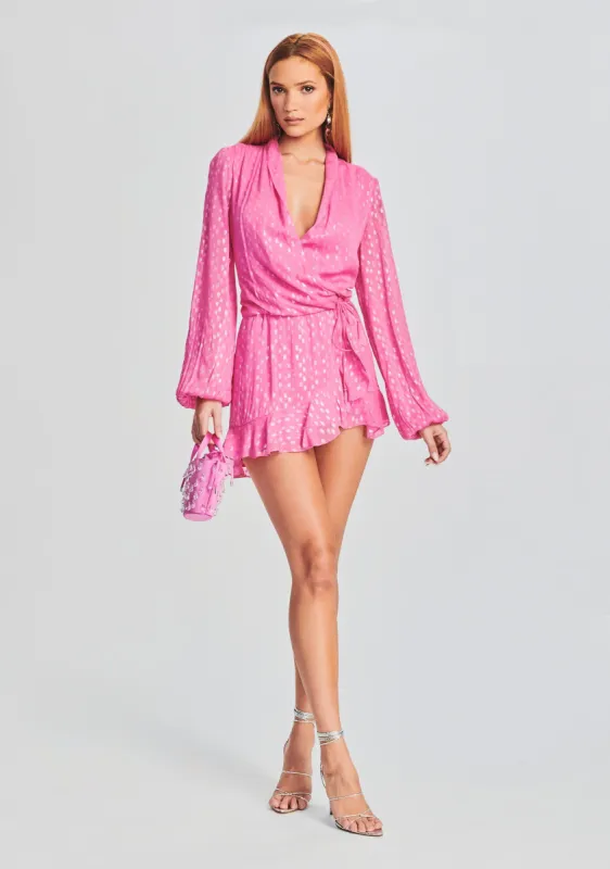 Fuchsia Short Dress sold by Retrofete