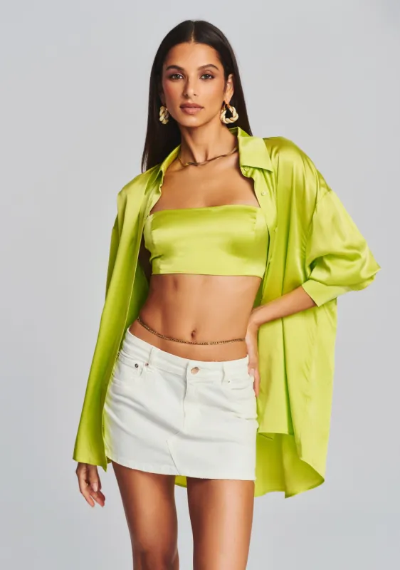 Bec Silk Top sold by Retrofete