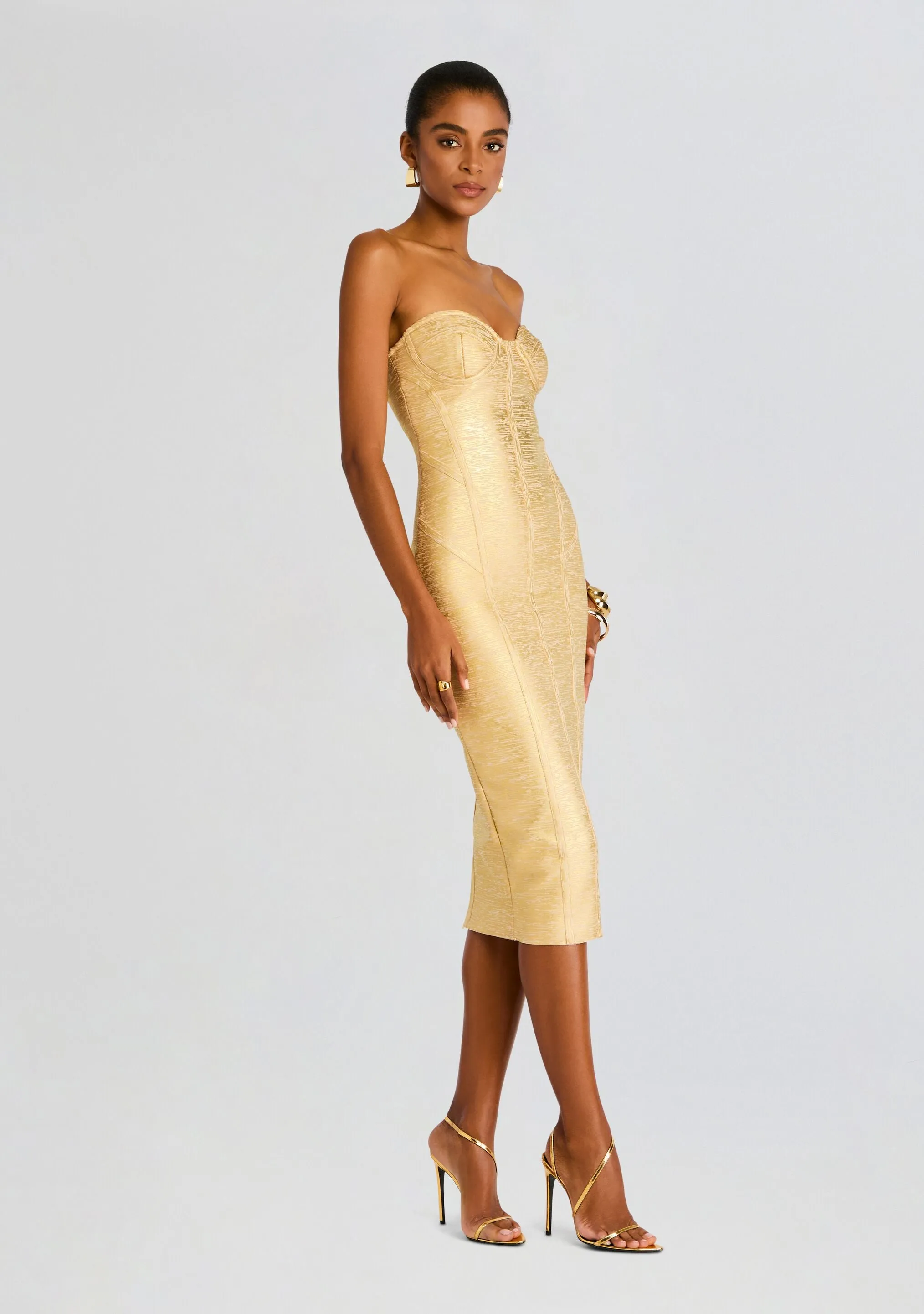 Charlize Coated Knit Dress sold by Retrofete product image thumbnail 3