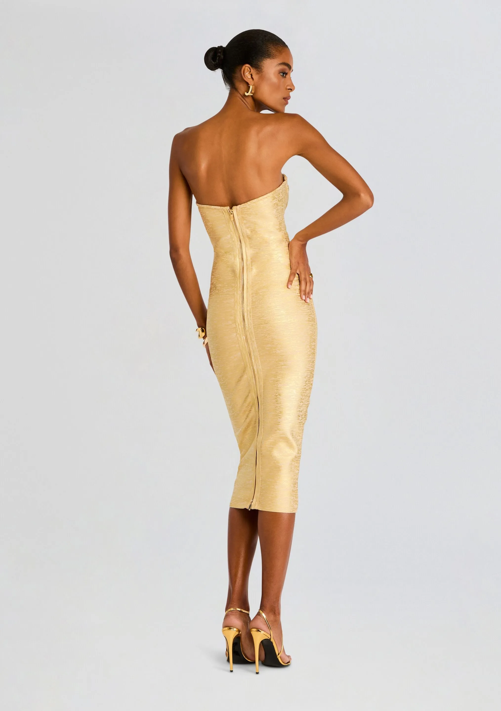 Charlize Coated Knit Dress sold by Retrofete product image thumbnail 4