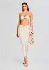 Yara Lyrca Maxi Skirt sold by Retrofete