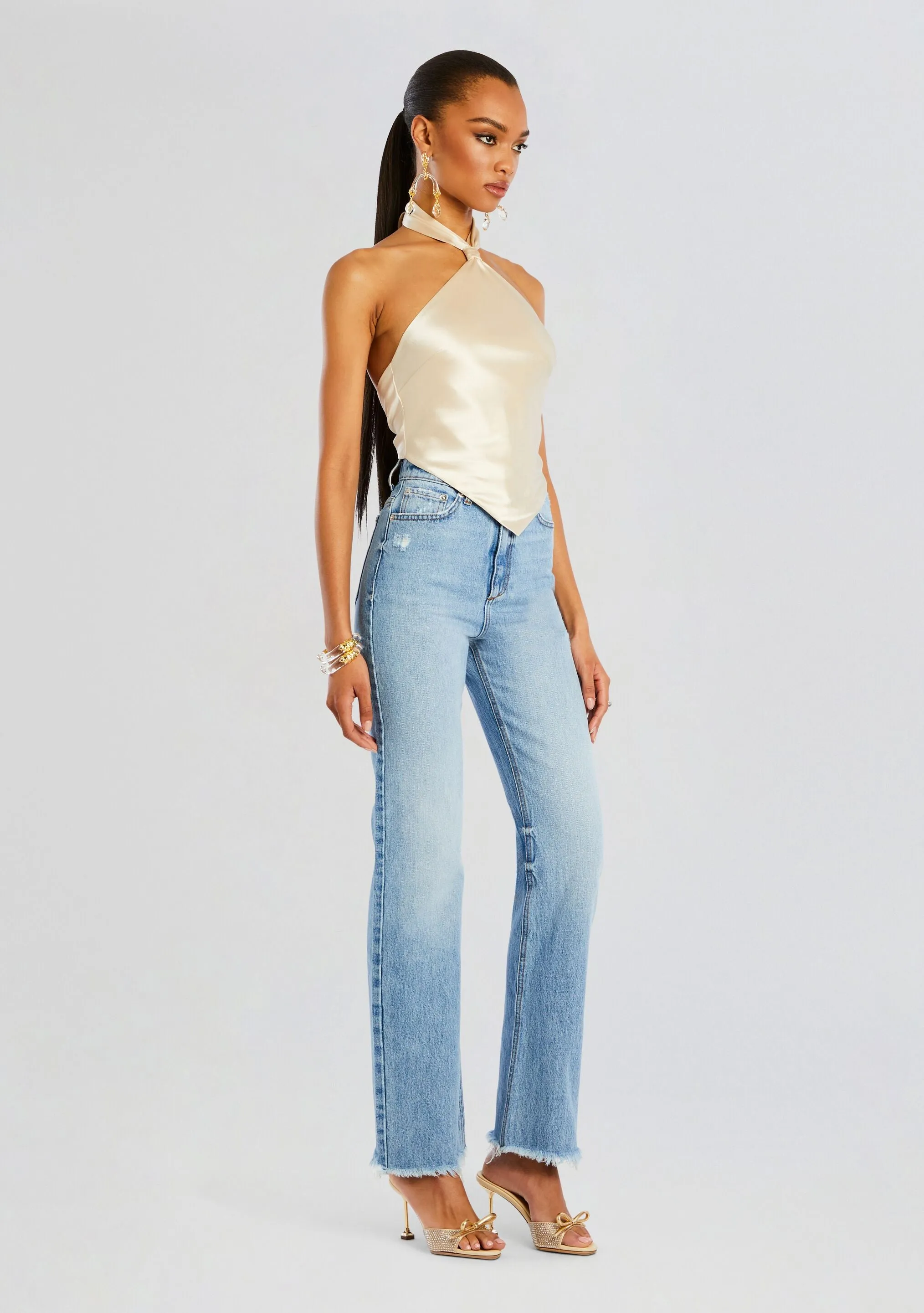 Jamie Silk Top sold by Retrofete product image thumbnail 3