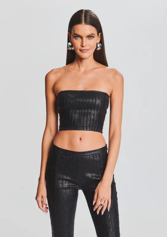 Evey Coated Knit Top sold by Retrofete